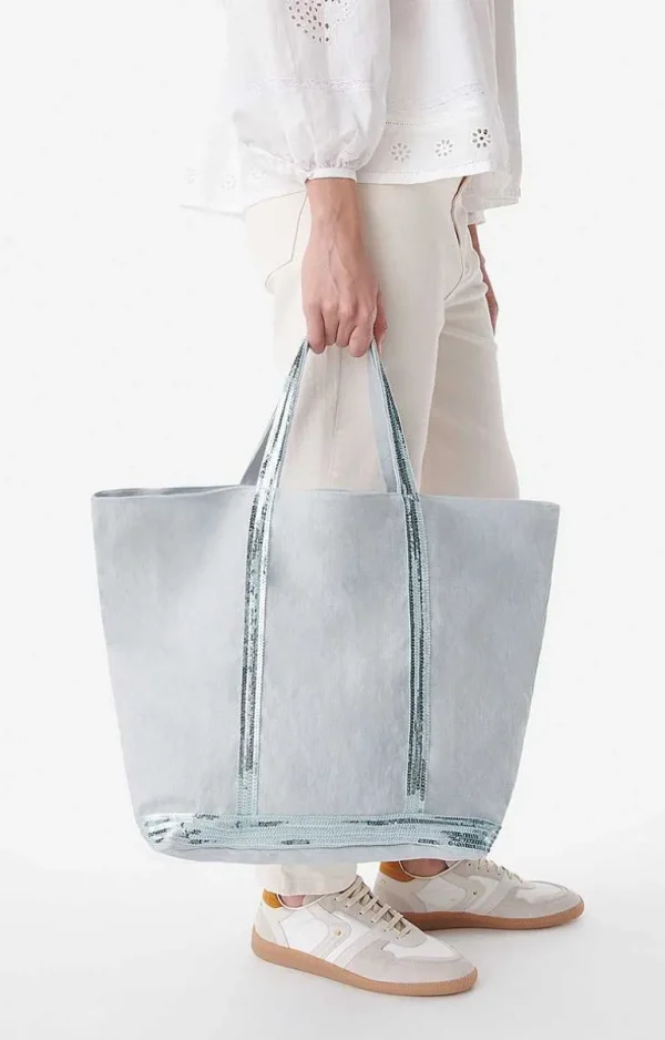 Vanessa Bruno Linen Xl Cabas Tote- Linen Tote Bags