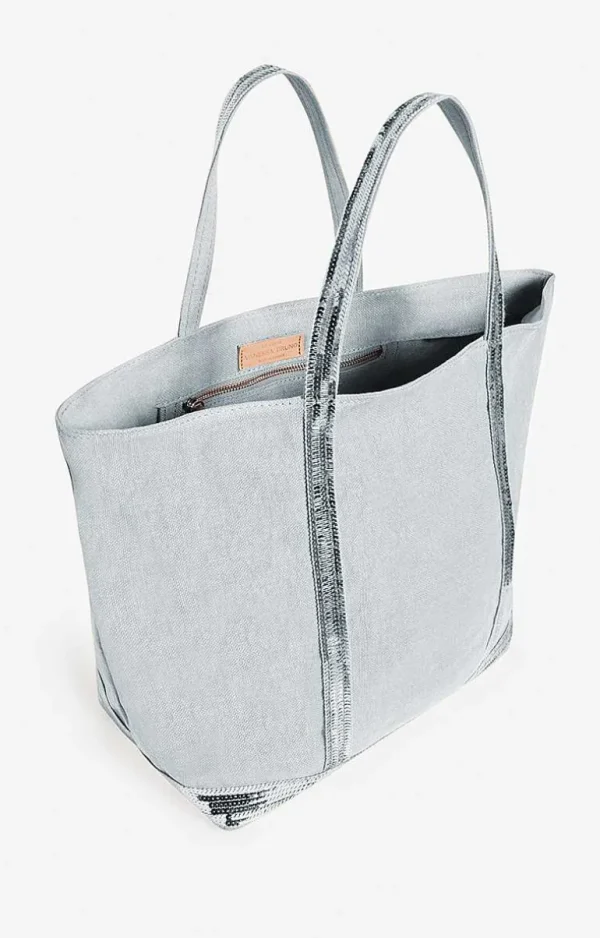 Vanessa Bruno Linen Xl Cabas Tote- Linen Tote Bags