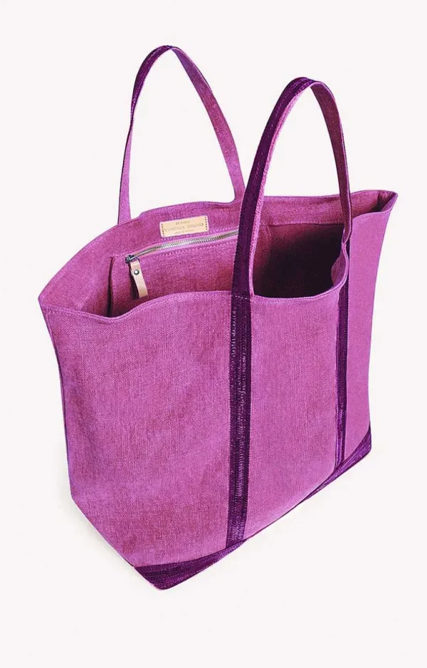 Vanessa Bruno Linen Xl Cabas Tote- Linen Tote Bags