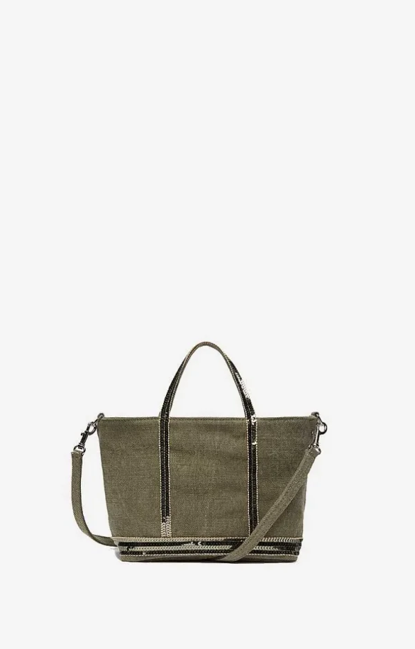 Vanessa Bruno Linen Xs Cabas Tote- Linen Tote Bags