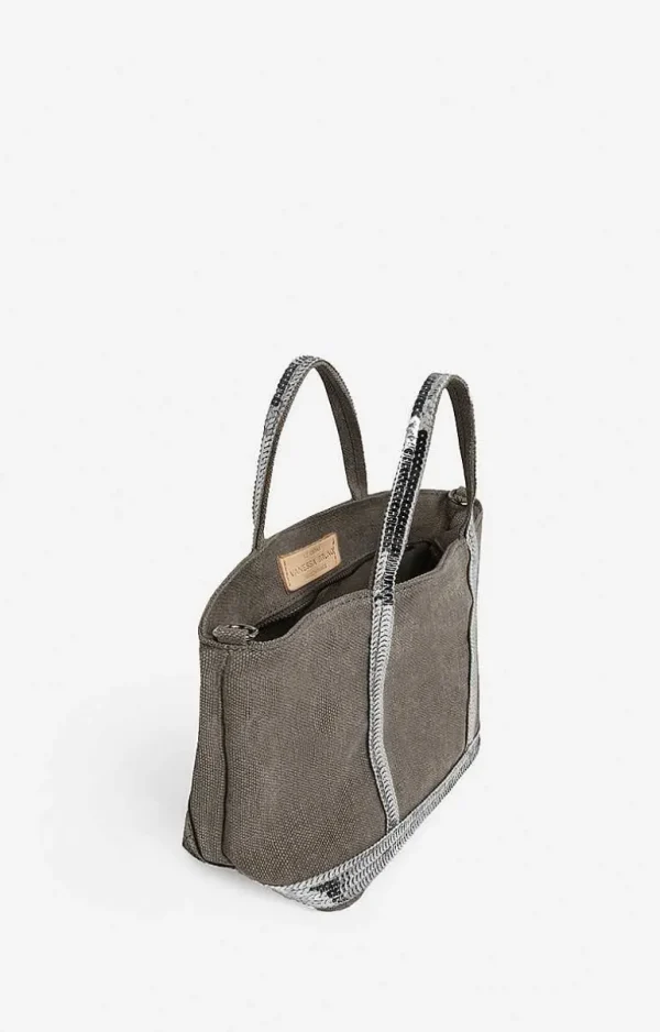 Vanessa Bruno Linen Xs Cabas Tote- Linen Tote Bags