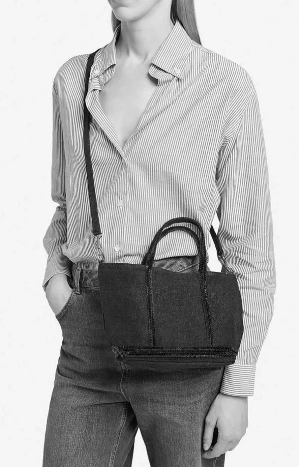 Vanessa Bruno Linen Xs Cabas Tote- Linen Tote Bags