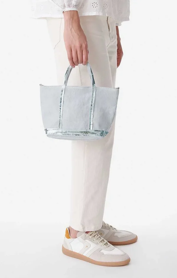 Vanessa Bruno Linen Xs Cabas Tote- Linen Tote Bags