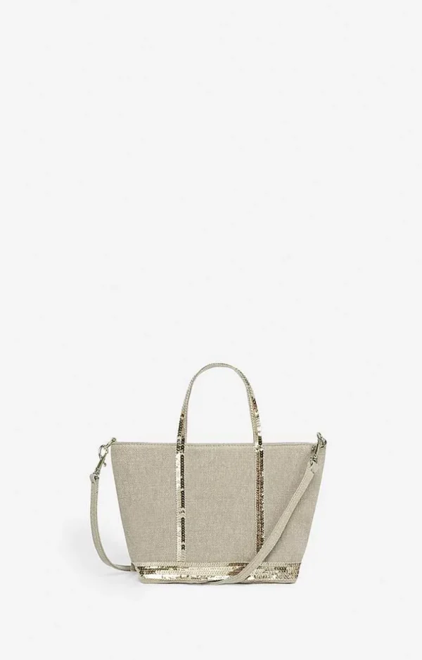 Vanessa Bruno Linen Xs Cabas Tote- Linen Tote Bags