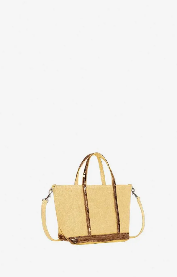 Vanessa Bruno Linen Xs Cabas Tote- Linen Tote Bags