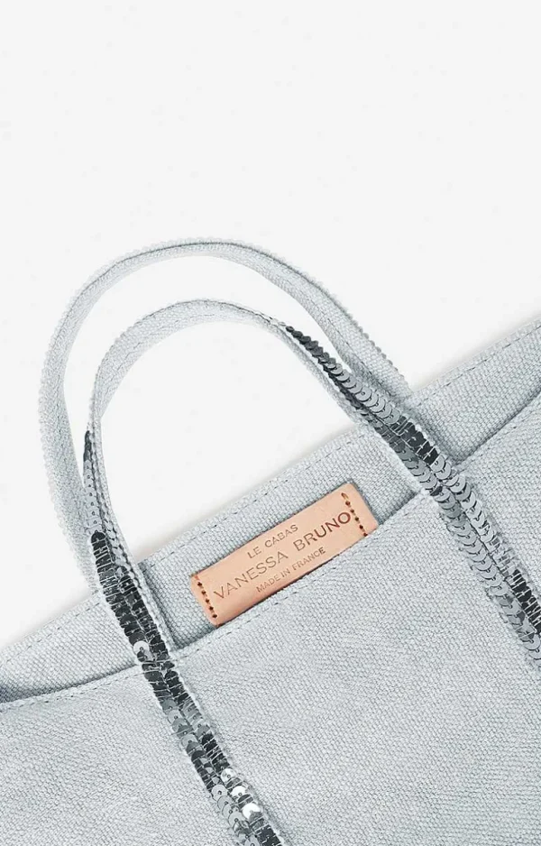 Vanessa Bruno Linen Xs Cabas Tote- Linen Tote Bags