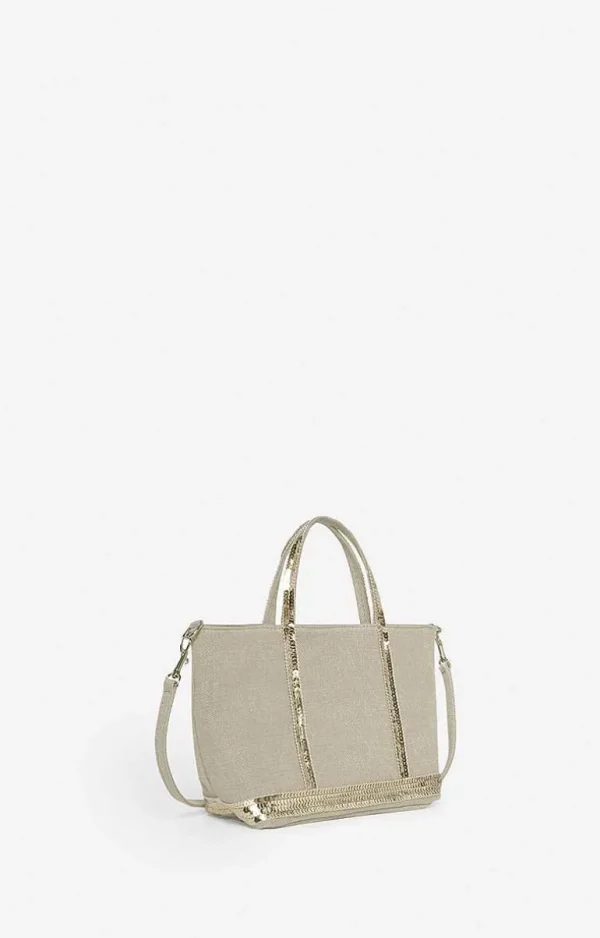 Vanessa Bruno Linen Xs Cabas Tote- Linen Tote Bags