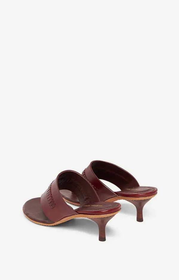 Vanessa Bruno Mules In Vegetable Tanned Leather- 36 | 37