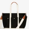 Vanessa Bruno Multi-Pocket L Cabas Tote- Canvas Tote Bags