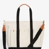 Vanessa Bruno Multi-Pocket L Cabas Tote- Canvas Tote Bags