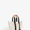 Vanessa Bruno Multi-Pocket S Cabas Tote- Canvas Tote Bags