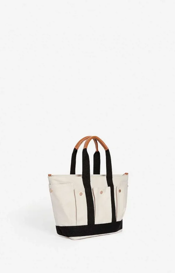 Vanessa Bruno Multi-Pocket S Cabas Tote- Canvas Tote Bags