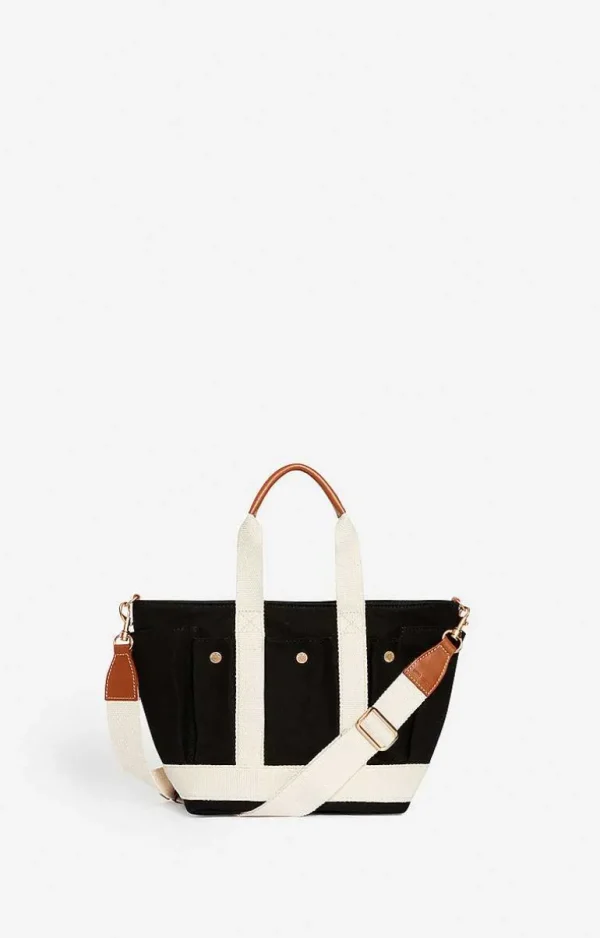 Vanessa Bruno Multi-Pocket S Cabas Tote- Canvas Tote Bags