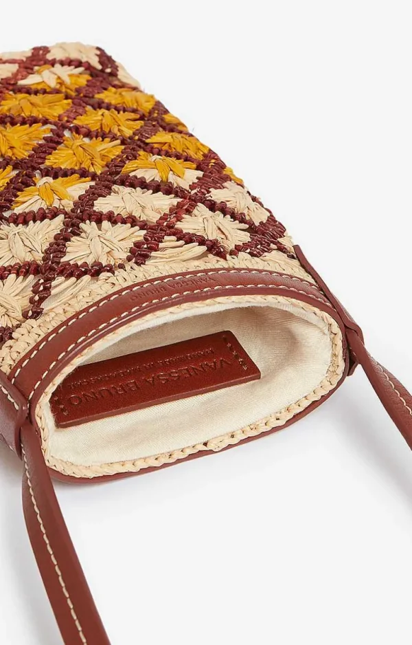 Vanessa Bruno Phone Pouch- Raffia