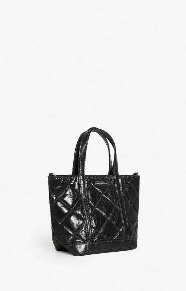 Vanessa Bruno Quilted Leather S Cabas Tote- Accessories