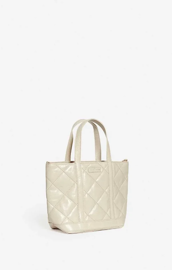 Vanessa Bruno Quilted Leather S Cabas Tote- Accessories