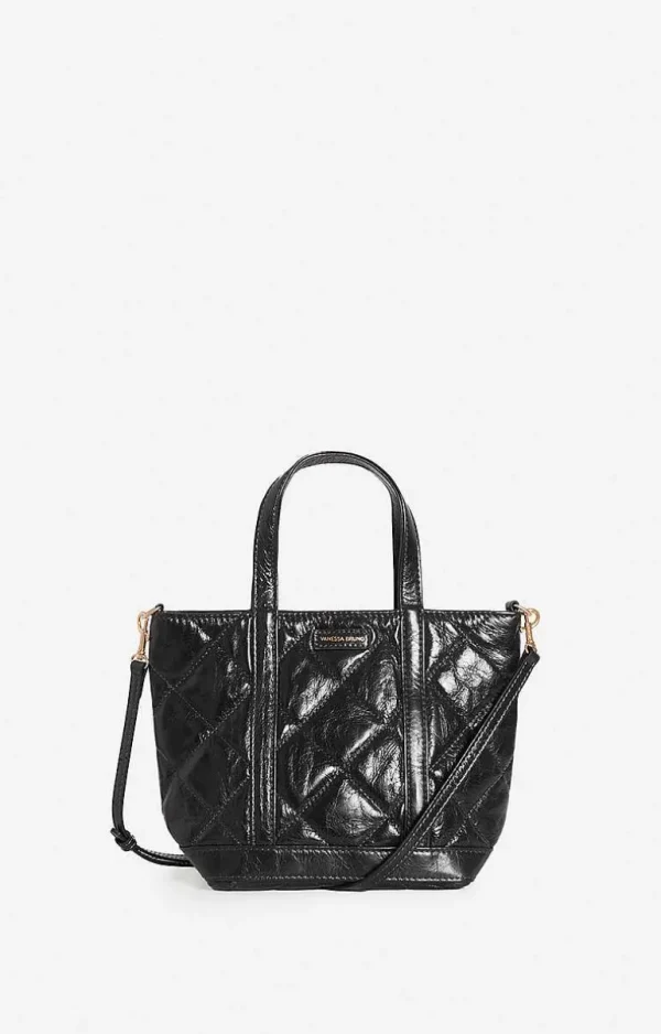 Vanessa Bruno Quilted Leather S Cabas Tote- Accessories