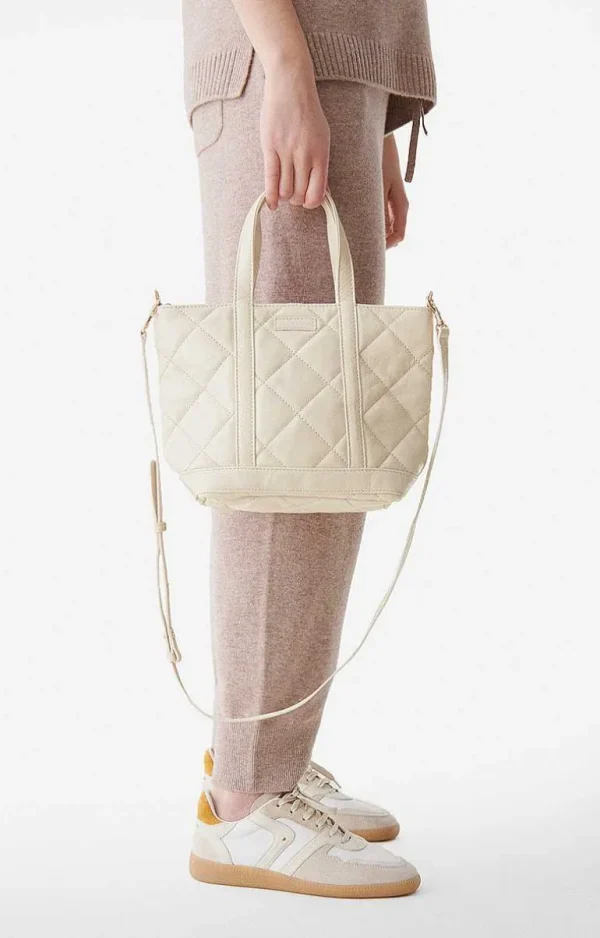 Vanessa Bruno Quilted Leather S Cabas Tote- Accessories