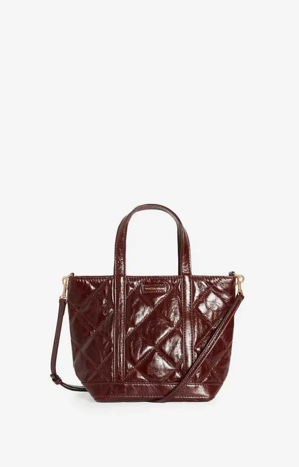 Vanessa Bruno Quilted Leather S Cabas Tote- Accessories