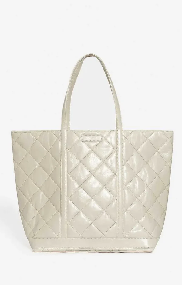 Vanessa Bruno Quilted Leather Xl Cabas Tote- Accessories