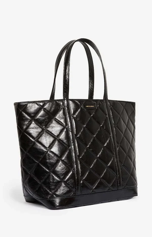 Vanessa Bruno Quilted Leather Xl Cabas Tote- Accessories