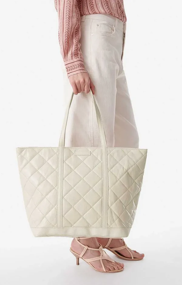 Vanessa Bruno Quilted Leather Xl Cabas Tote- Accessories