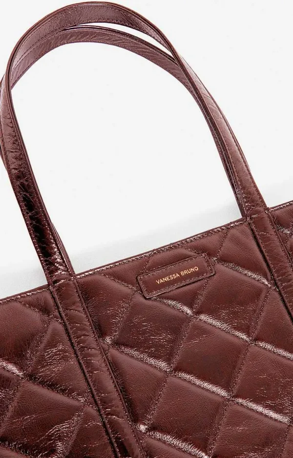 Vanessa Bruno Quilted Leather Xl Cabas Tote- Accessories