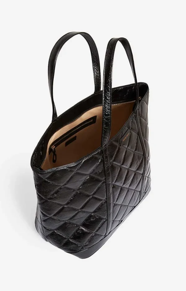 Vanessa Bruno Quilted Leather Xl Cabas Tote- Accessories