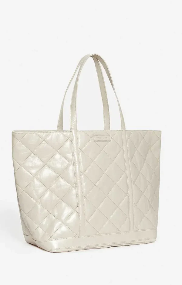 Vanessa Bruno Quilted Leather Xl Cabas Tote- Accessories