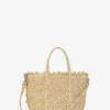 Vanessa Bruno Raffia Bubbles S Cabas Tote- Raffia