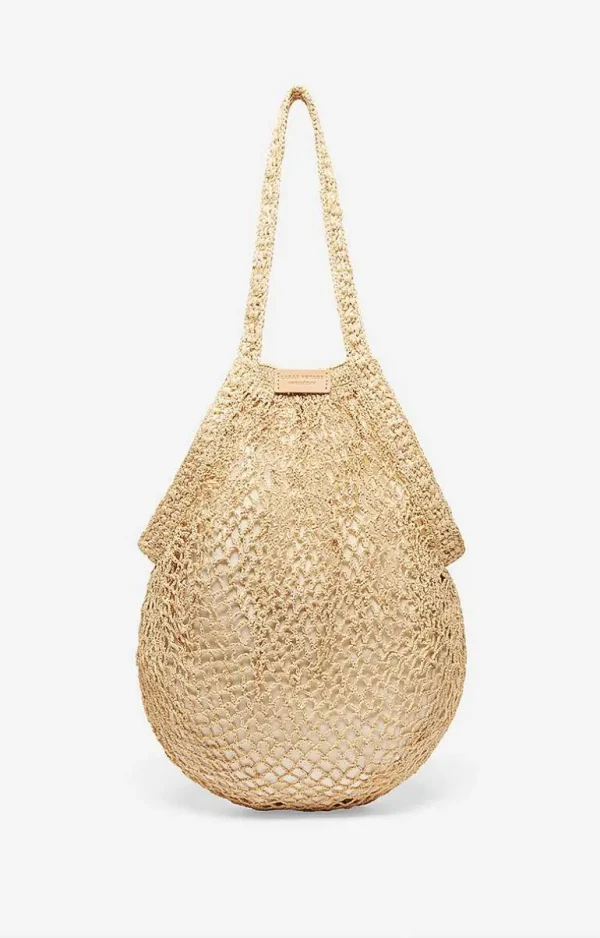 Vanessa Bruno Raffia Fishnet Bag- Raffia