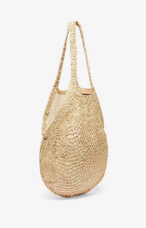 Vanessa Bruno Raffia Fishnet Bag- Raffia