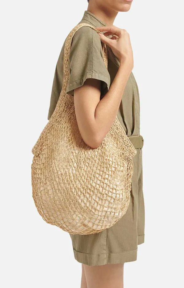 Vanessa Bruno Raffia Fishnet Bag- Raffia