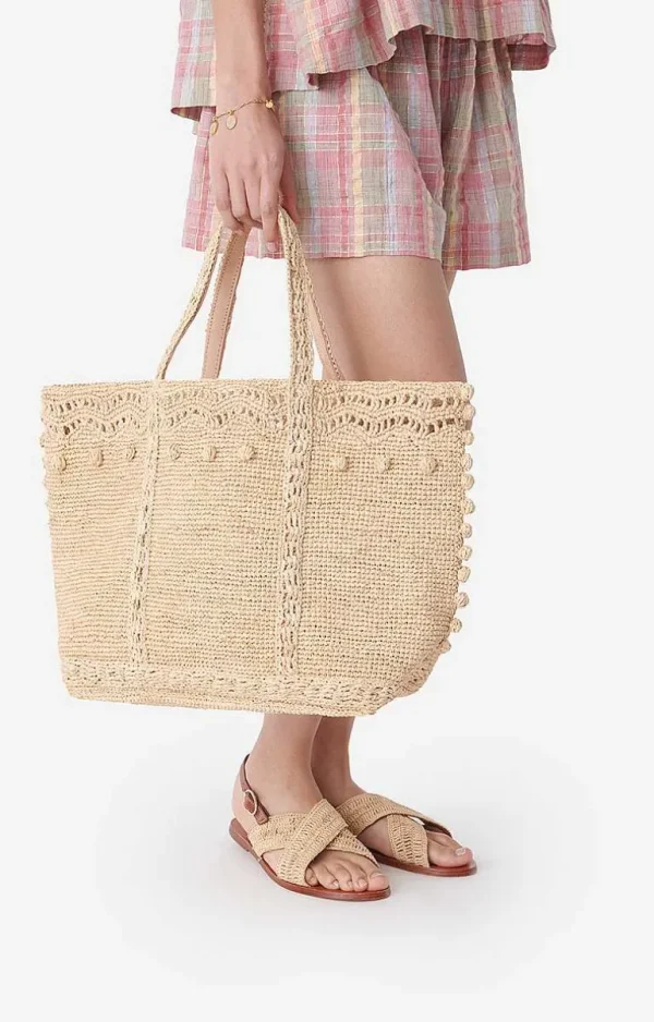 Vanessa Bruno Raffia L Cabas Tote- Raffia