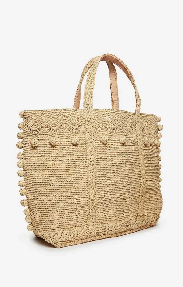 Vanessa Bruno Raffia L Cabas Tote- Raffia