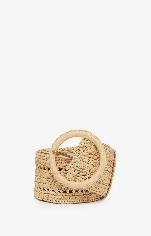 Vanessa Bruno Raffia 65Mm Belt- Raffia