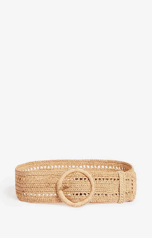 Vanessa Bruno Raffia 65Mm Belt- Raffia