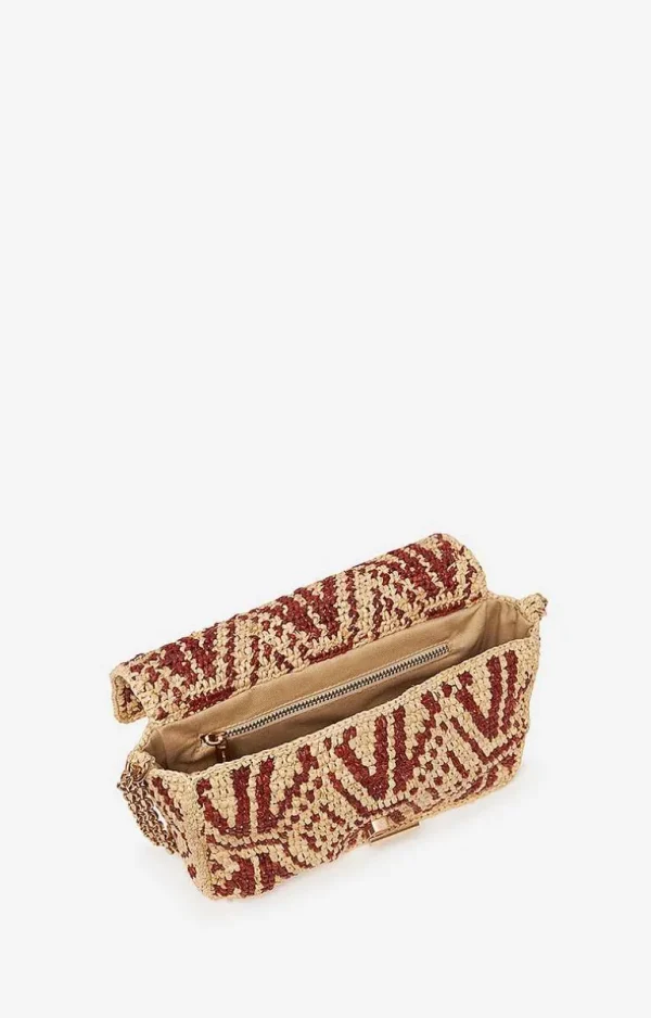 Vanessa Bruno Raffia Moon Bag- Raffia