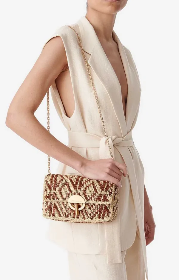 Vanessa Bruno Raffia Moon Bag- Raffia