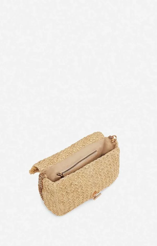 Vanessa Bruno Raffia Moon Bag- Raffia