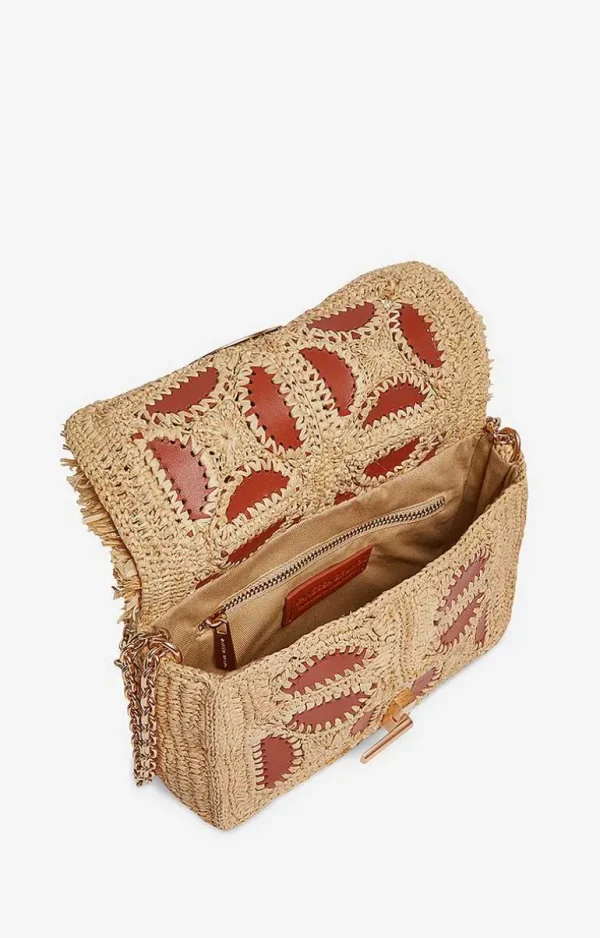 Vanessa Bruno Raffia Moon Bag- Raffia