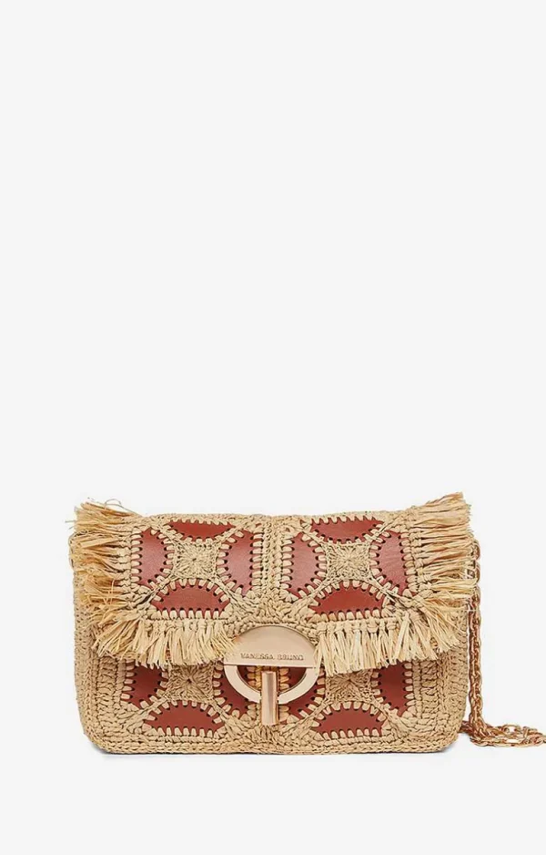 Vanessa Bruno Raffia Moon Bag- Raffia