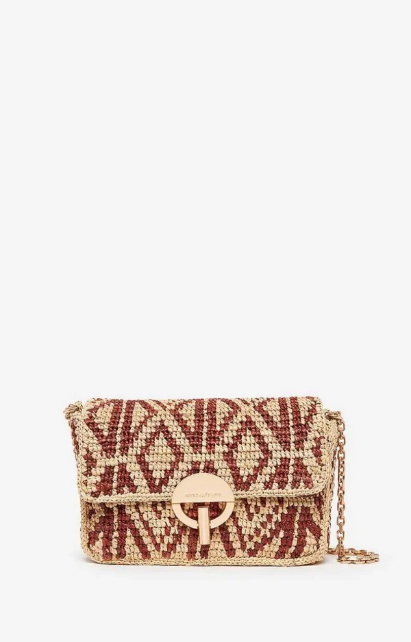 Vanessa Bruno Raffia Moon Bag- Raffia