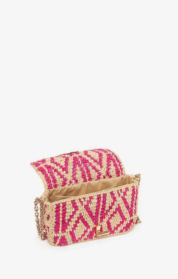 Vanessa Bruno Raffia Nano Moon Bag- Raffia