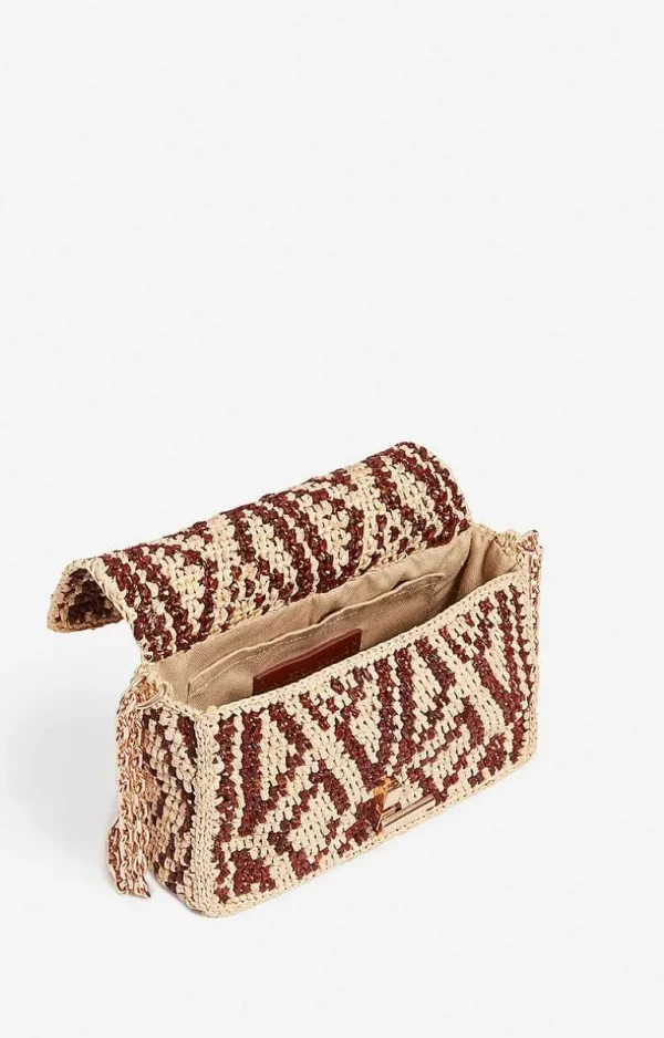 Vanessa Bruno Raffia Nano Moon Bag- Raffia