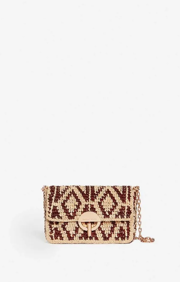 Vanessa Bruno Raffia Nano Moon Bag- Raffia