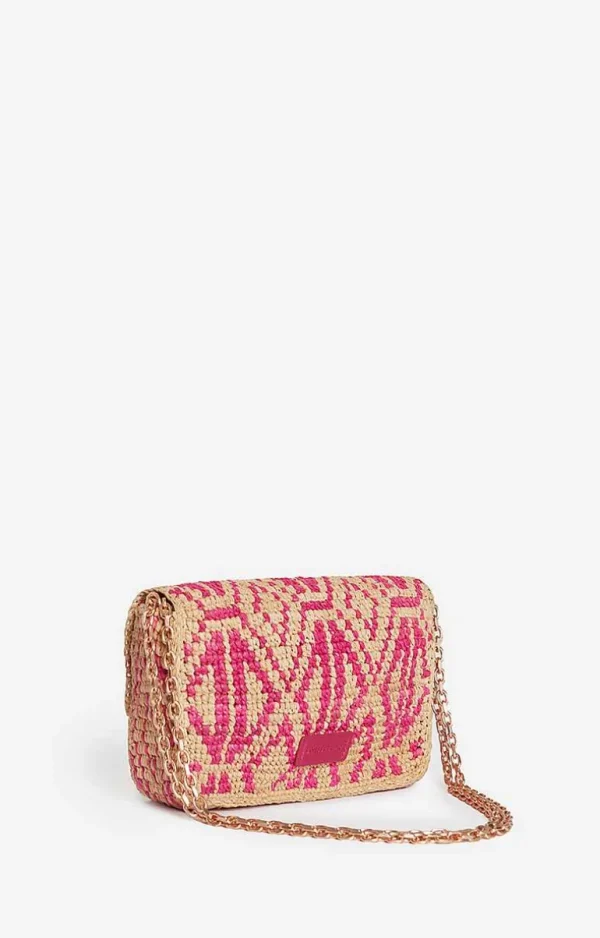 Vanessa Bruno Raffia Small Moon Bag- Raffia