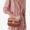 Vanessa Bruno Raffia Small Moon Bag- Raffia