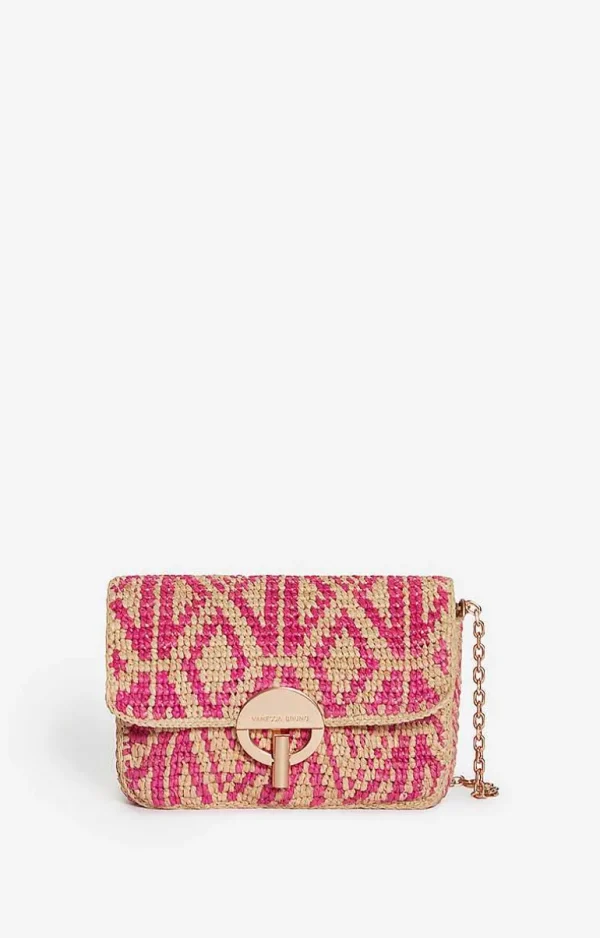 Vanessa Bruno Raffia Small Moon Bag- Raffia