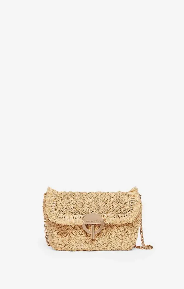 Vanessa Bruno Raffia Small Moon Bag- Raffia